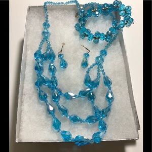 Blue Stones Jewelry Set
